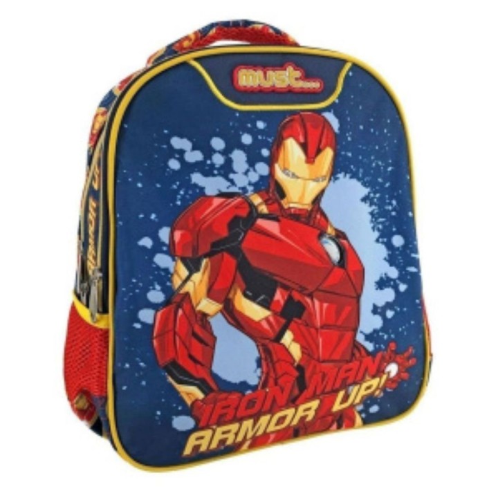 ΤΣΑΝΤΑ ΝΗΠΙΑΓΩΓΕΙΟΥ KINDERGARTEN SCHOOL BAG BACKPACK SMALL IRON MAN 2 CASES