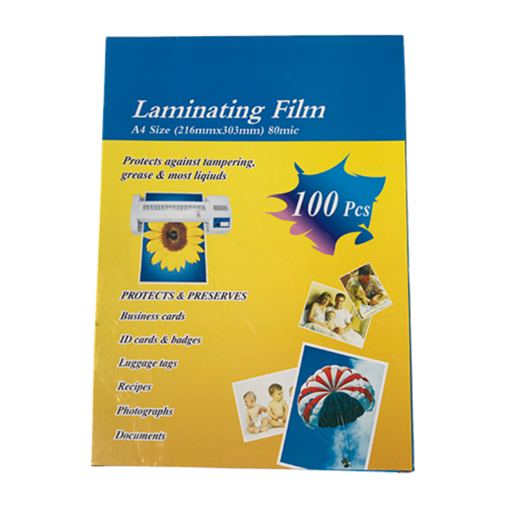 Laminating Film A4 100 Mic