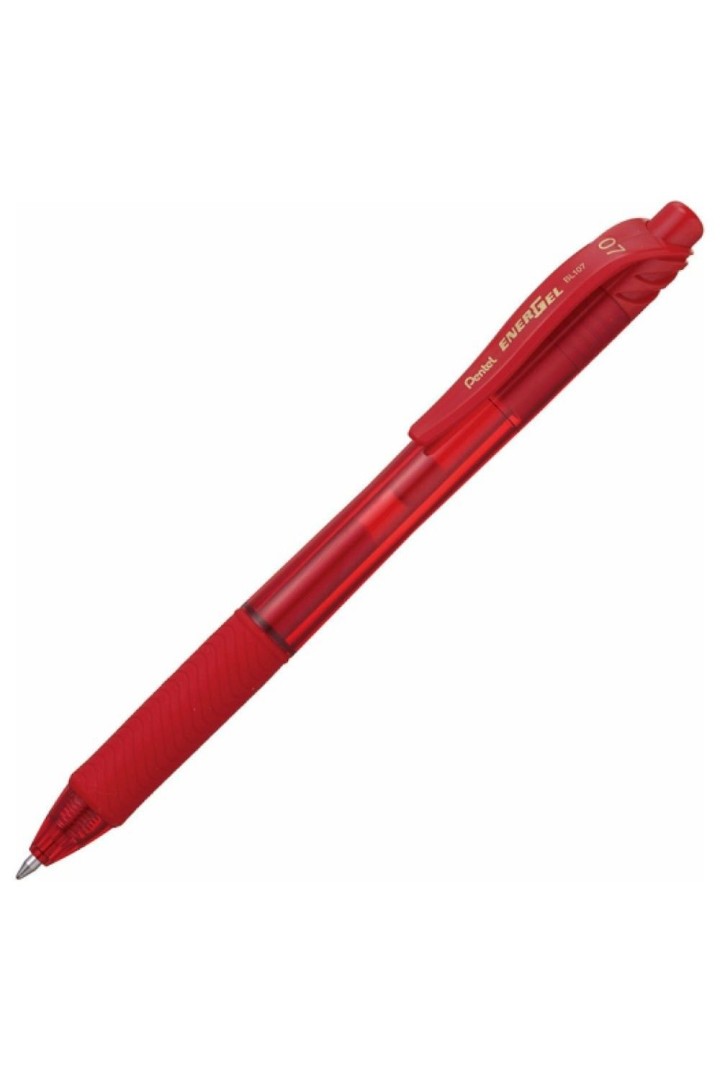 Pentel Energel BL-107 Roller Pen Red 0.7