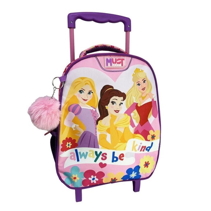 Τσάντα Trolley Νηπιαγωγείου KIndergarten 2 Cases Disney Princess Always Be Kind