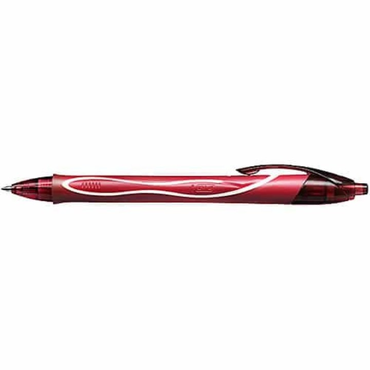 Bic Gelocity Quick Dry Retractable Pen 0,7mm Red