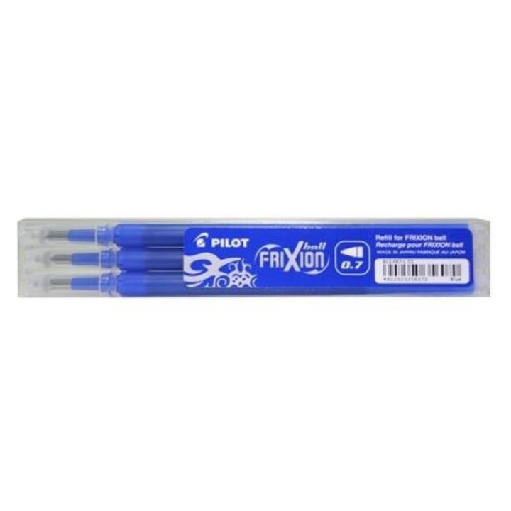 PILOT REFIL FOR FRIXION BALL 0.7MM BLUE 3PCS SET