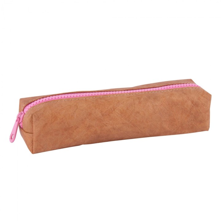 Tubular pencil cases - Kraft Collection Pink