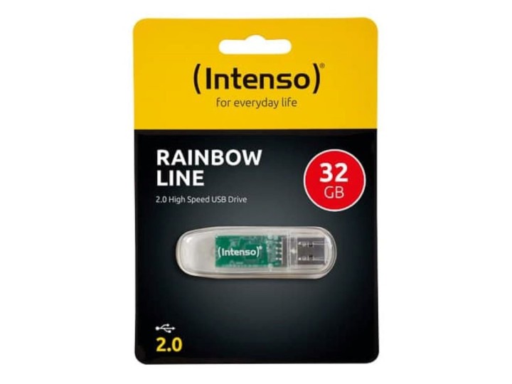 Intenso USB 2.0 stick 32 GB Transparent Rainbow Line