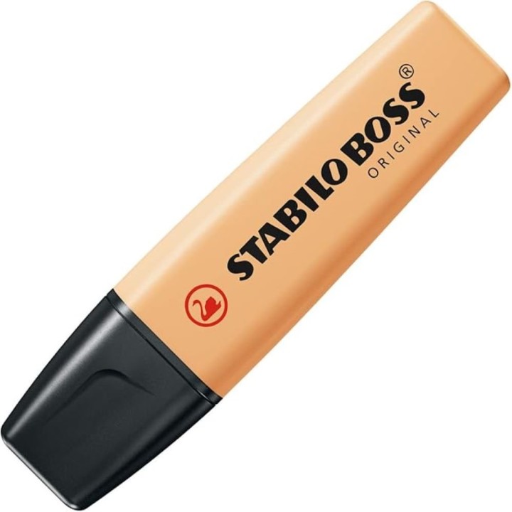 Stabilo Boss Original Pastel Highlighter, Pale Orange