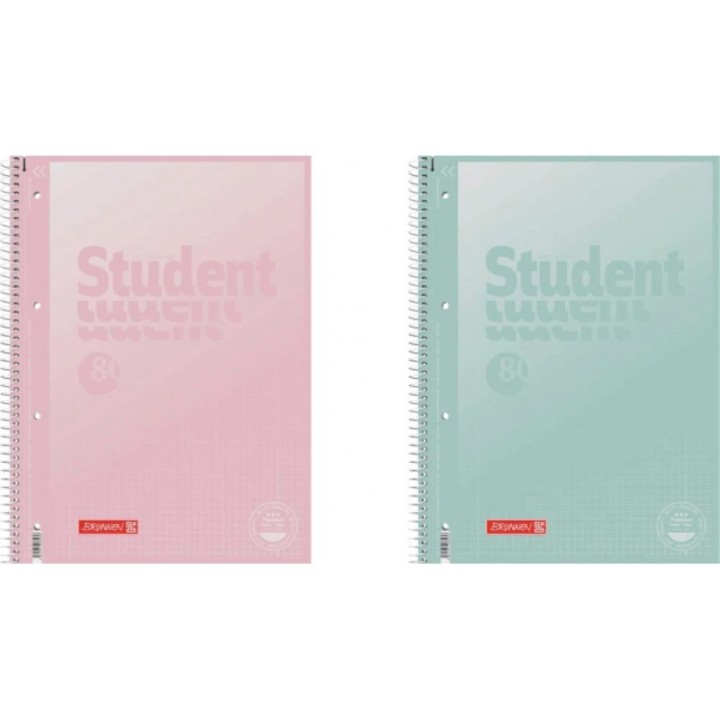 Brunnen A4 Refill Pad A4 Squared Pastel