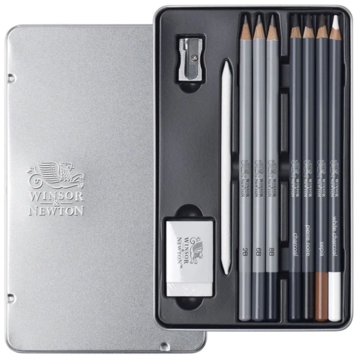 W&N Sketching Pencil Set x10