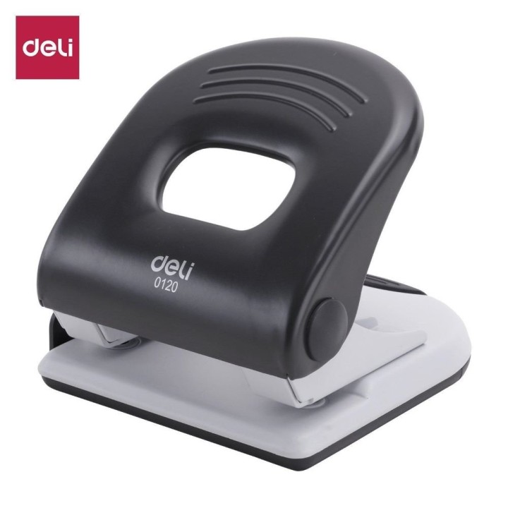 DELI METAL PUNCH 40 SHEETS GREY