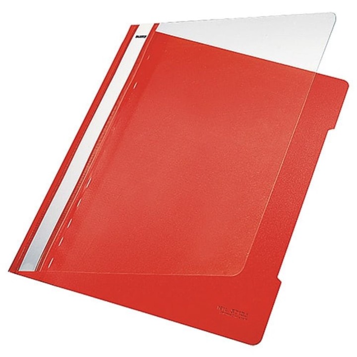 Leitz Premium Pvc Flat Files A4 Red
