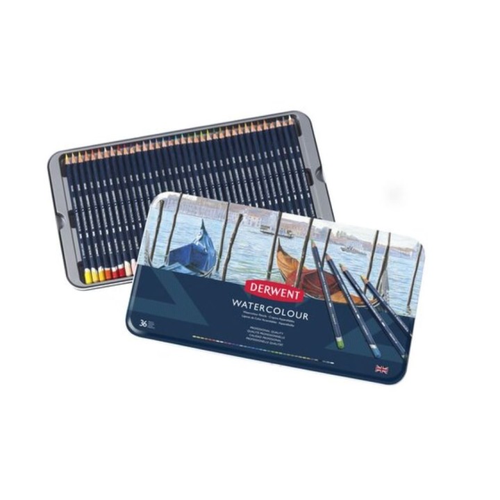 Derwent Watercolour Pencils 36 Tin