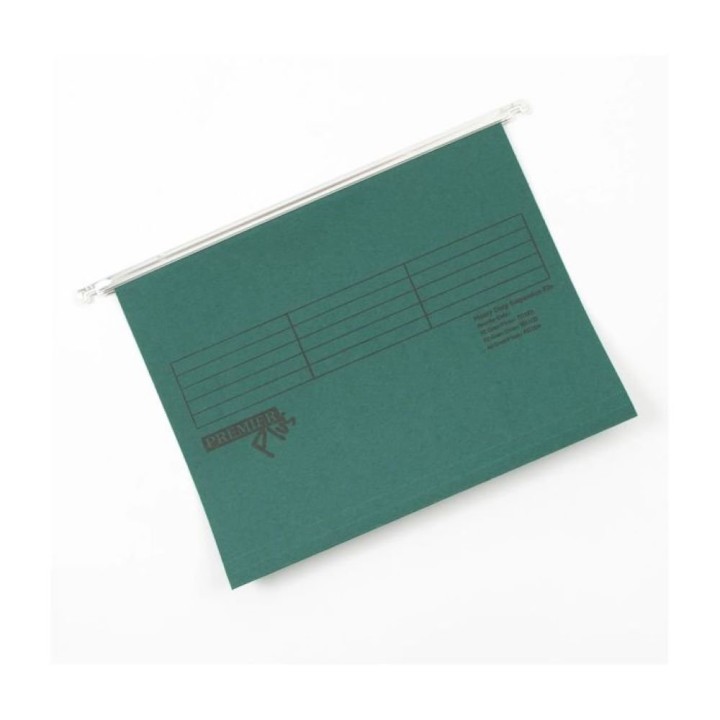 SUSPENSION FILE GREEN F/C PREMIER 25 PCS