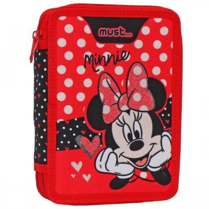 Σχολική Κασετίνα Διπλή Γεμάτη Must Minnie