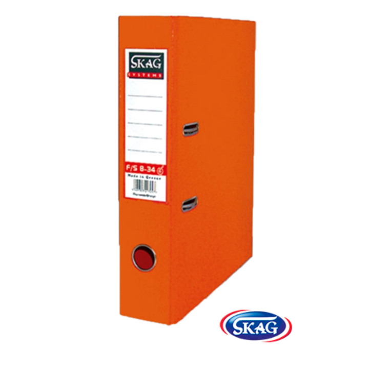 SKAG Lever Arch File F/S 8 cm Orange