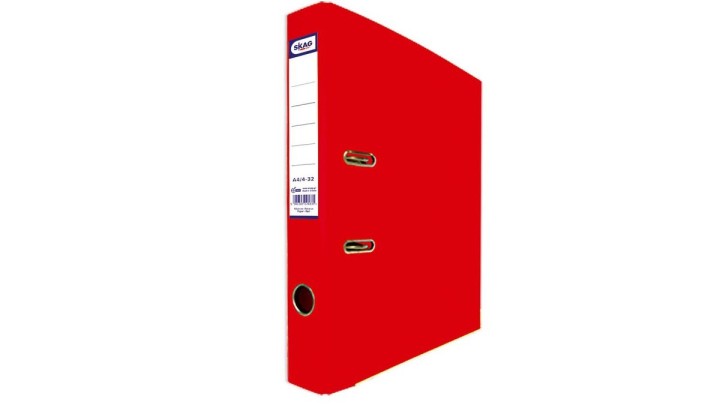 SKAG Lever Arch File A4 4 cm Red