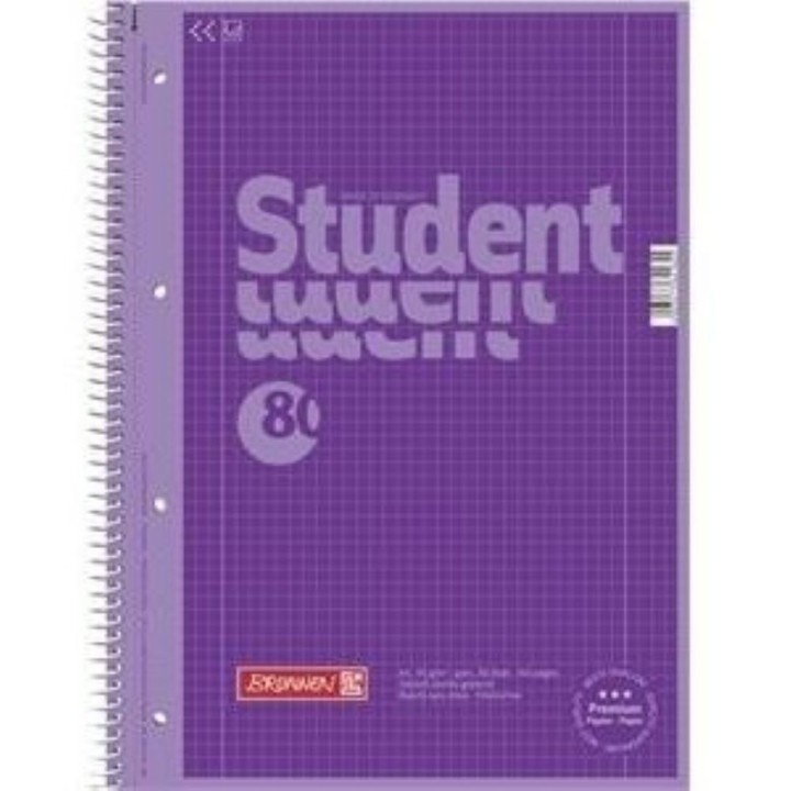 Brunnen A4 Refill Pad A4 Squared Purple