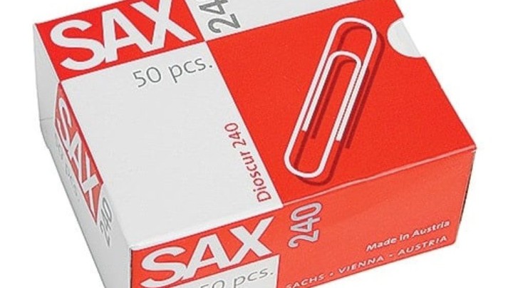 Paper Clips Sax 78mm Pack of 50 pcs