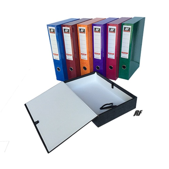 RF BOX FILE W.SPRING F/C BLACK
