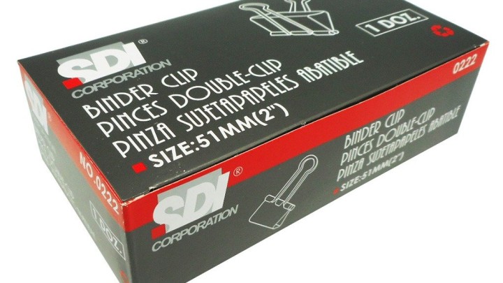 Binder Clips Sdi 51mm (12 pcs Box)