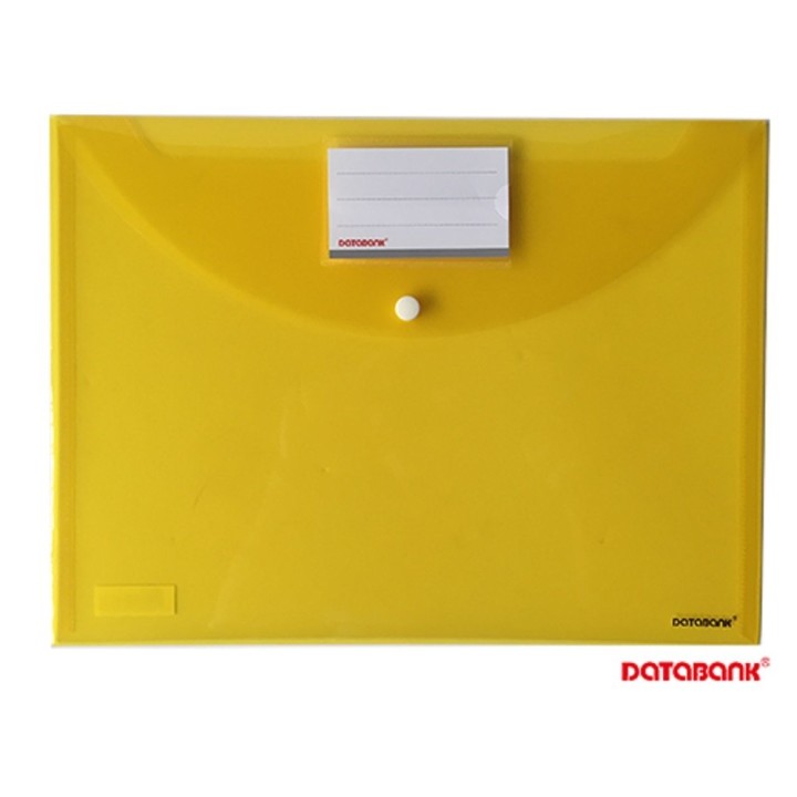 YELLOW CLEAR FOLDER B4 36*26 CM DATA BANK