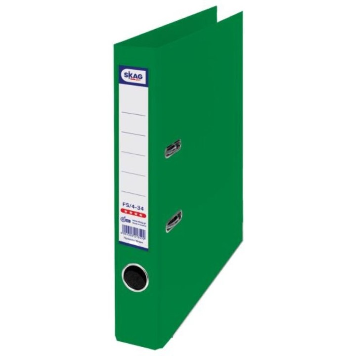 SKAG Lever Arch File F/S PP 4/34 Green