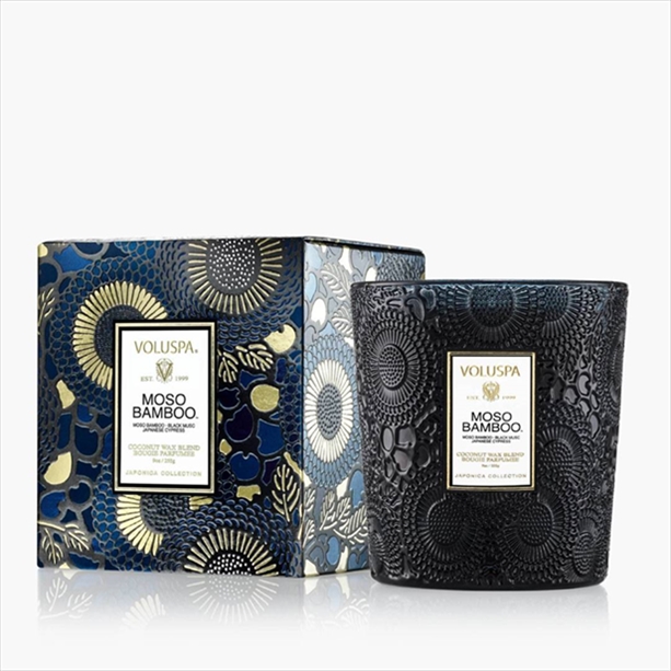 VOLUSPA, Moso Bamboo, Glass Candle, 60H, 255g