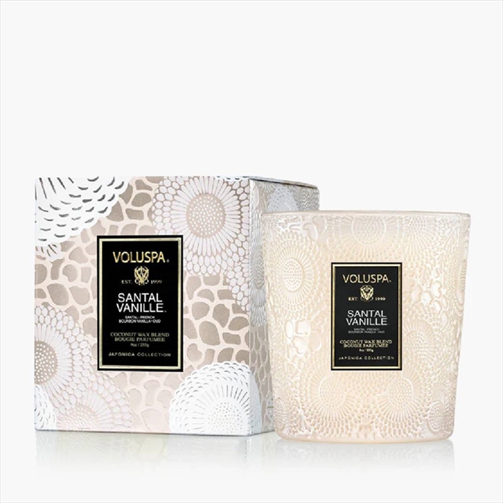 VOLUSPA, Santa Vanille , Glass Candle, 60H, 255g