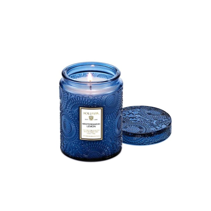 VOLUSPA, Mediterranean Lemon, Jar Candle, 50H, 156g