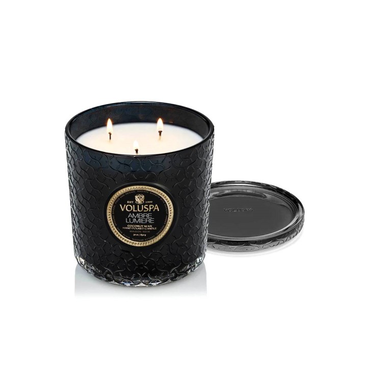 VOLUSPA, Ambre Lumier, Boxed Luxe Candle 30oz