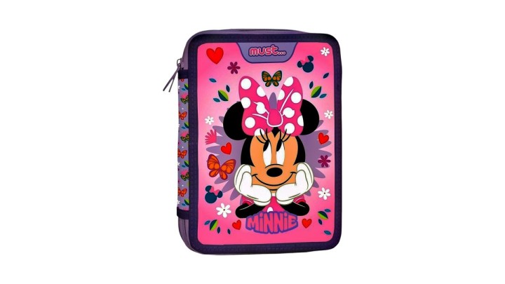 Σχολική Κασετίνα Διπλή Γεμάτη Must Disney Minnie Mouse