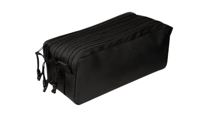 Viquel Trizip Pencil Case with 3 Compartments Black