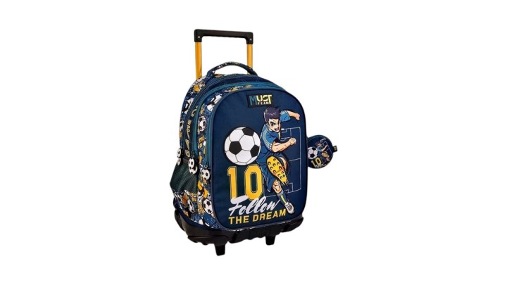 School Trolley Bag Must Team Follow The Dream 3 Cases