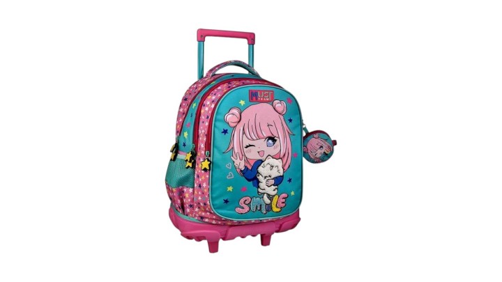 School Trolley bag Must team Smile 3 Cases