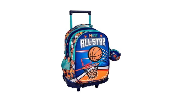 School Trolley Bag Must Team Basketball ALLSTAR