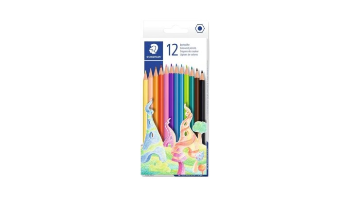 Staedtler Coloured Pencil Hexagonal 12 pcs