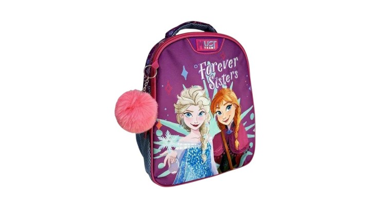Τσάντα Νηπιαγωγείου Kindergarten Backpack 27*10*31 2 Cases Frozen Forever Sisters