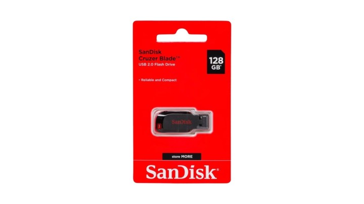 SanDisk Cruzer Blade 128GB USB 2.0 Flash Drive