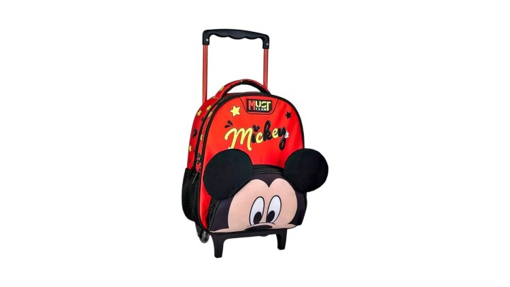 Τσάντα Νηπιαγωγείου Kindergarten Trolley Backpack 27*10*31 2 Cases Disney Mickey Mouse