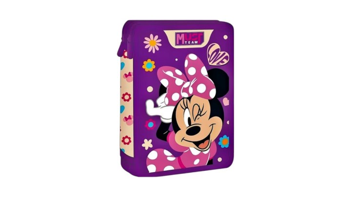 Σχολική Κασετίνα Διπλή Γεμάτη Must Disney Minnie Mouse Love