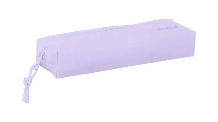 Safta "Light Purple" Rectangular Pencil Case w/Elastic Rubber