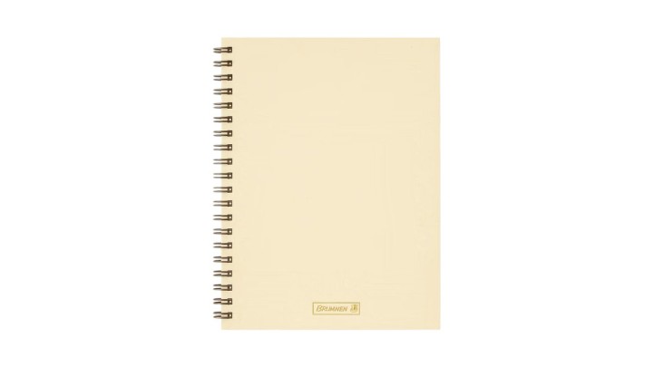 Brunnen Notebook Spiral A5 Dotted Sand