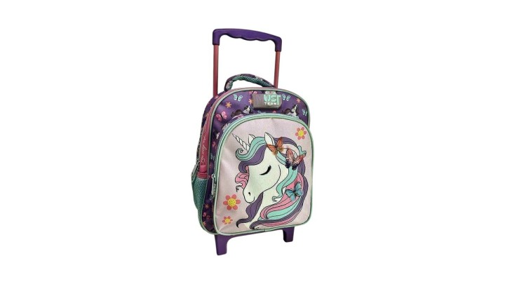 Τσάντα Νηπιαγωγείου Kindergarten Trolley Backpack 27*10*31 2 Cases Lovely Unicorn