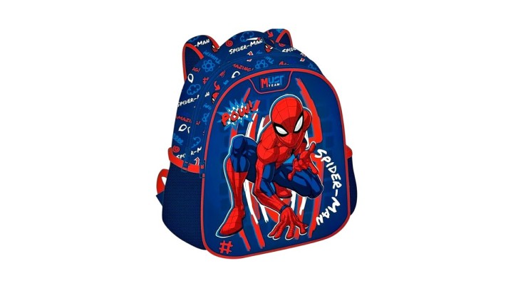 Τσάντα Νηπιαγωγείου Kindergarten Backpack 27*10*31 2 Cases Spiderman Pow