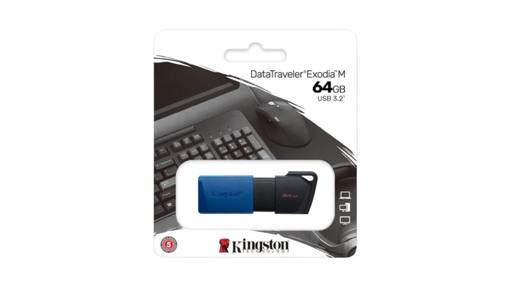 Kingston DataTraveler Exodia M 64 GB USB 3.2 Black+Blue