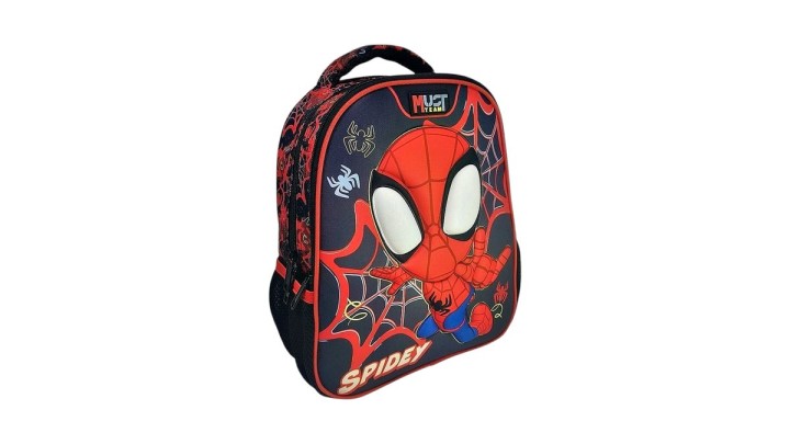 Τσάντα Νηπιαγωγείου Kindergarten Backpack 27*10*31 2 Cases Spidey And His Amazing Friends