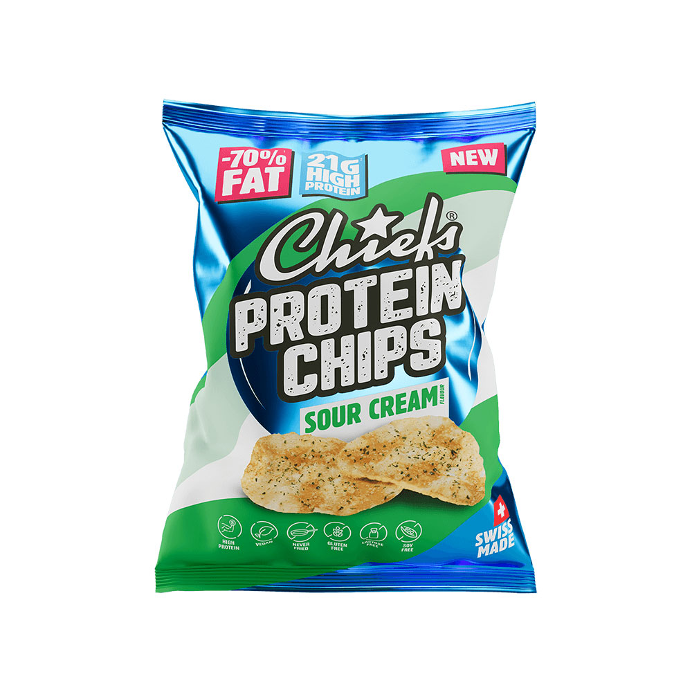Chiefs, Protein Chips, Sour Cream, 21g Protein, 80g