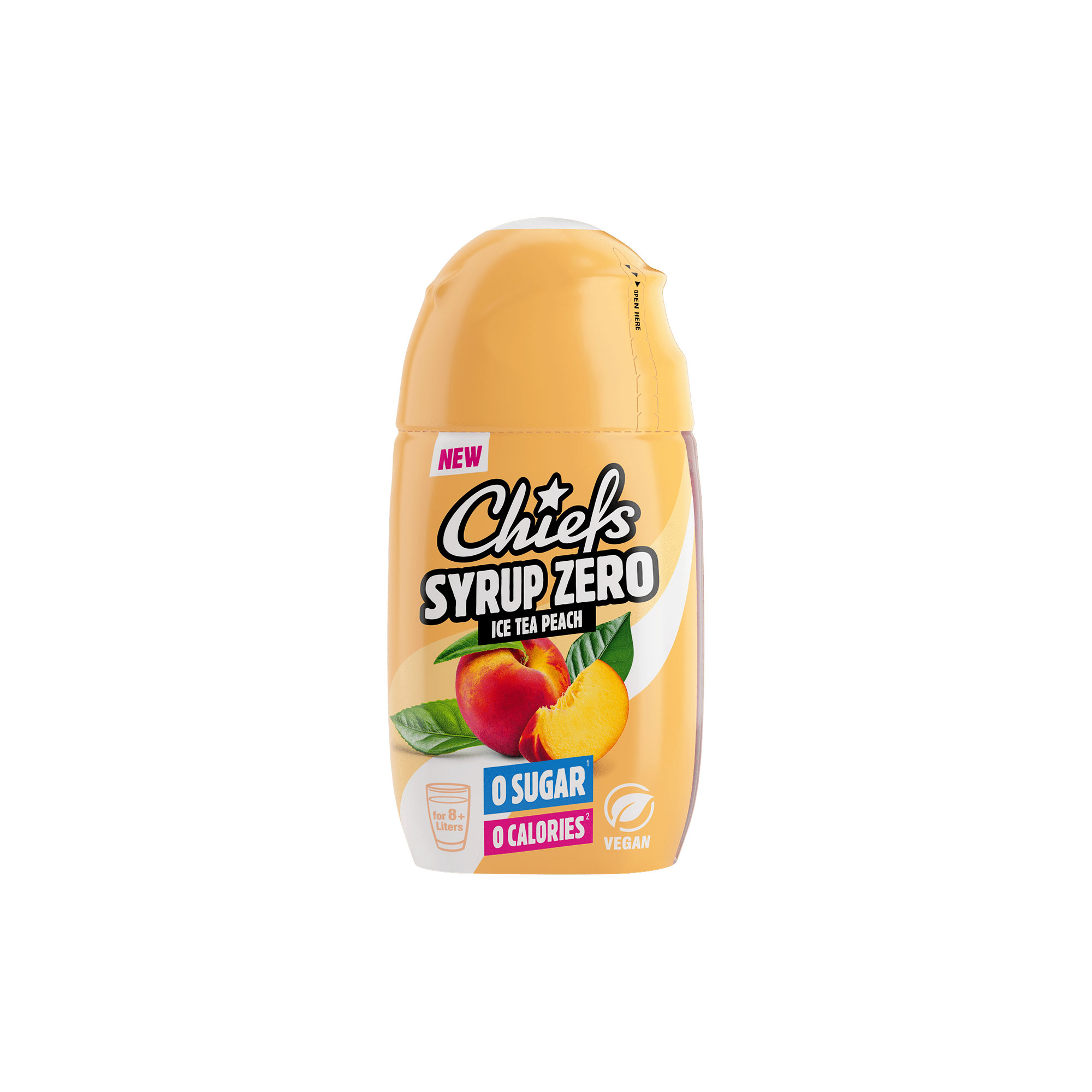 Chiefs, Syrup Zero, Ice Tea Peach, 65ml