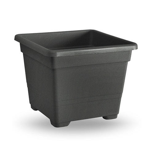 VECA PLASTIC PLATE SQUARE 45X45X36CM ANTHRACITE