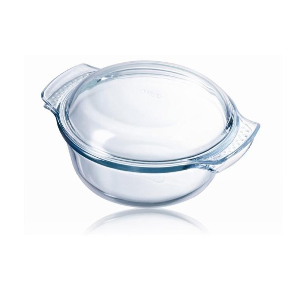 PYREX 118A000 CLASSIC GLASS ROUND CASSEROLE 3.5L + 1.4L
