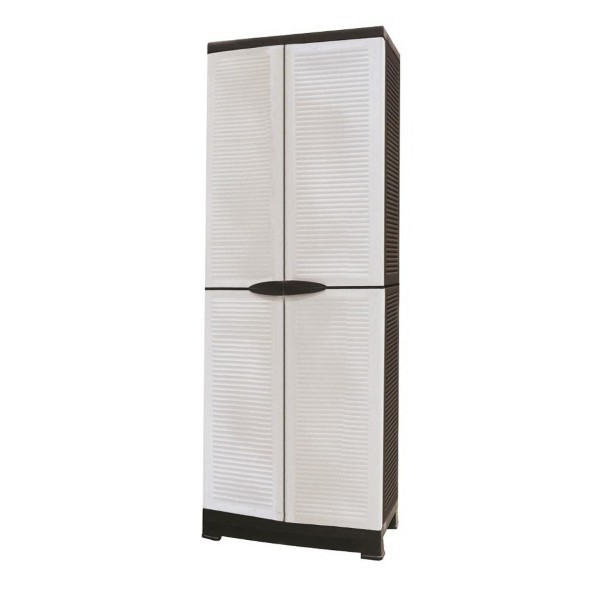 RAM CABINET PRESTIGE 4 SHELVES BLACK/GREY 68X39X171CM