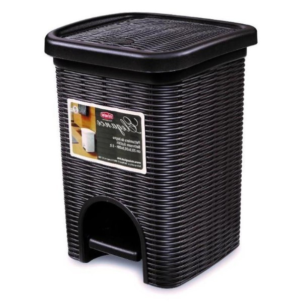 STEFANPLAST ELEGANCE BATHROOM DUSTBIN 6L - MOCHA